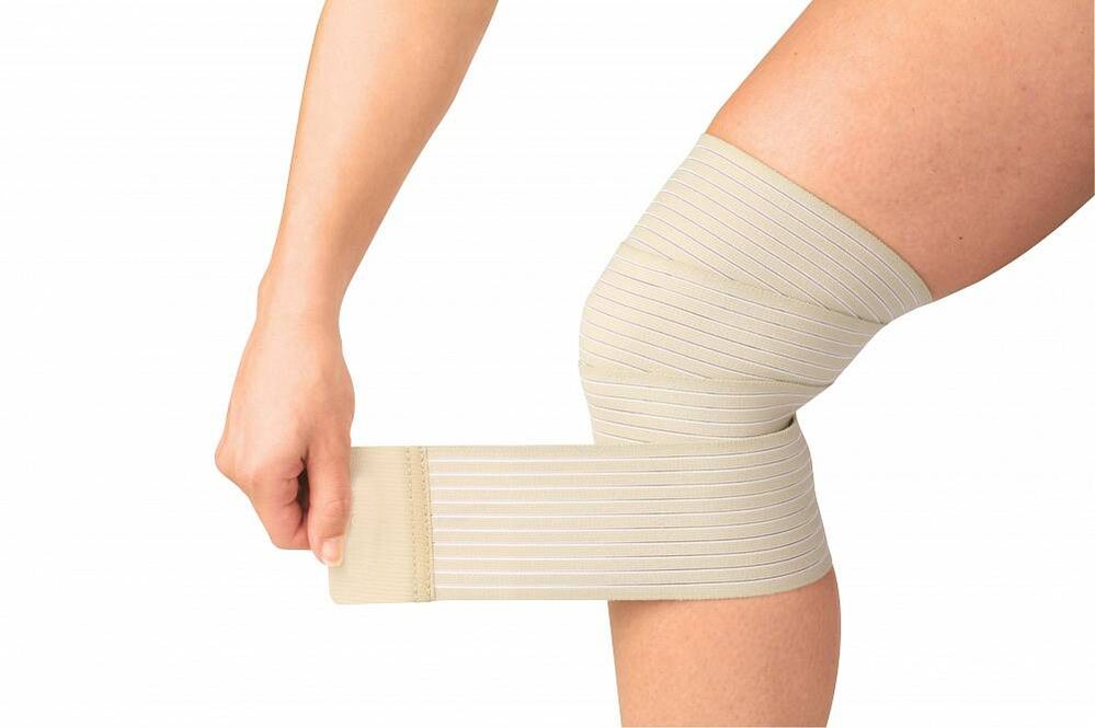 elastic bandage of the knee