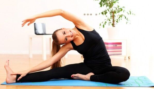 Gymnastics in the morning will help strengthen the back with osteochondrosis